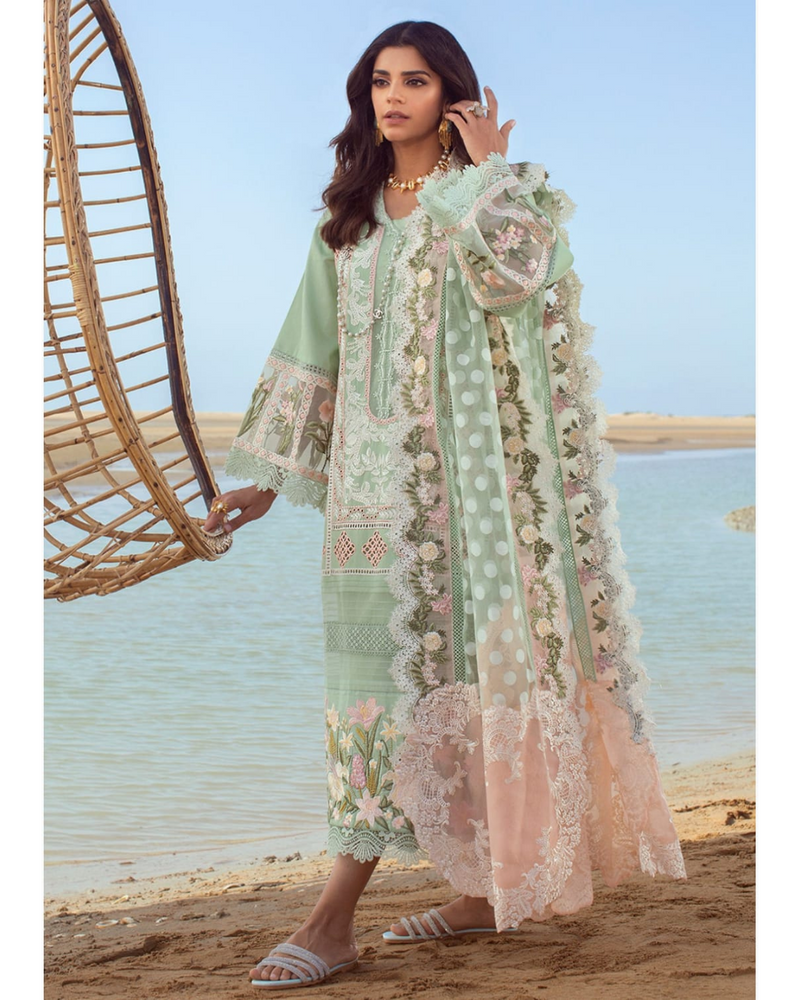 CrimsonSerendipity5BSeafoamUnstitched3-PieceLuxuryLawnSuit