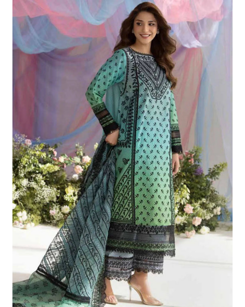 Sobia Nazir SN25LL D-12A Luxury Lawn ChickenKari Collection